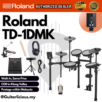 Roland TD-1DMK V-Drums Electronic Basic Drum Set with Headphone (TD1DMK / TD-1)