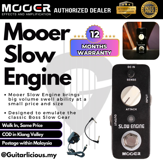 Mooer MSG1 Slow Engine Slow Motion Micro Series Guitar Pedal Effect ( MSG-1 / MSG 1 )