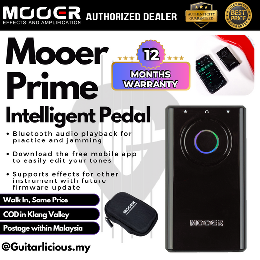 Mooer Prime P1 Intelligent Multi-Effects Pedal with USB Cable