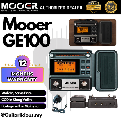 Mooer GE100 Multi-Effects Guitar Pedal (GE 100 / GE-100)