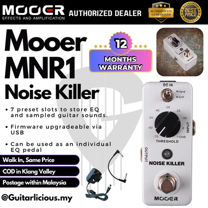 Mooer MNR1 Noise Killer Noise Reducer Guitar Pedal Effect ( MNR-1 / MNR 1 )