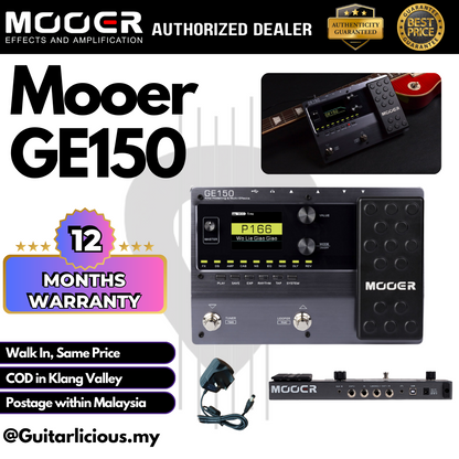 Mooer GE150 Multi-Effects Guitar Pedal (GE 150 / GE-150)