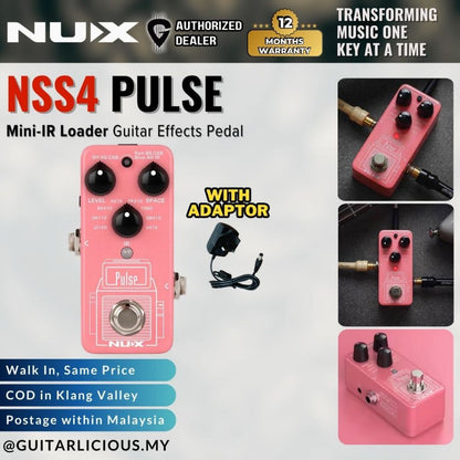 NUX NSS4 Pulse Mini-IR Loader Guitar Effects Pedal ( NSS-4 )