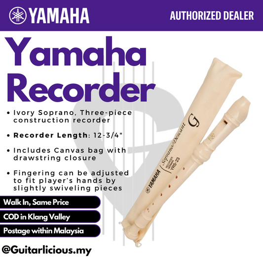 Yamaha Soprano Recorder/Descant (EM / YRS-23 / YRS23 / YRS 23 )