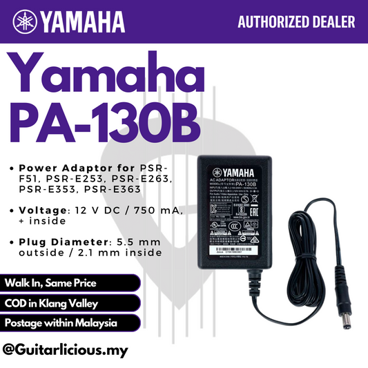 Yamaha PA-130B AC Power Adaptor for Keyboard ( PA130B / PA 130B )