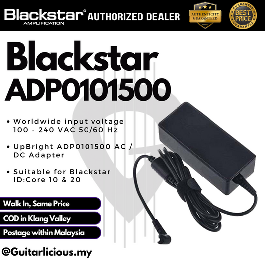 Blackstar ADP0101500 AC DC Adapter Power Supply Battery Charger For Blackstar ID Core 10 & 20