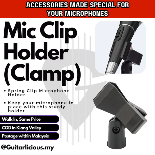 Microphone Clip Holder (Clamp Type) - ( MH-03 / MH03 )