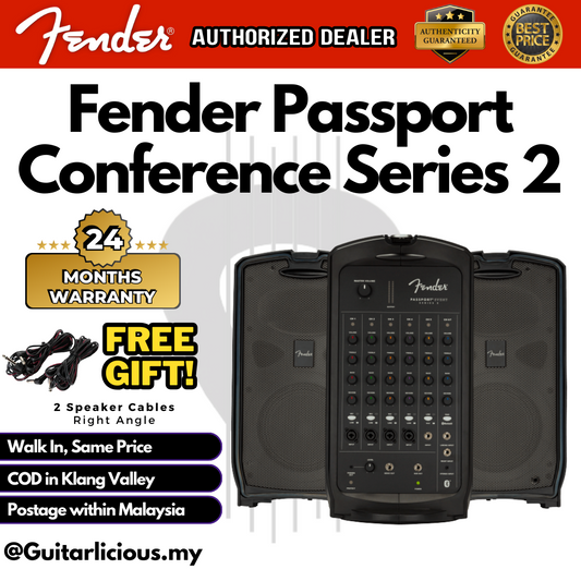 Fender Passport Conference Series 2 - 175W Portable PA System with Bluetooth , 230V UK