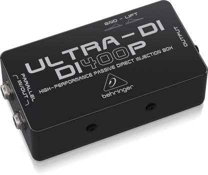 Behringer Ultra-DI DI400P 1-channel Passive Instrument Direct Box DI Box ( DI-400P / DI-400 )