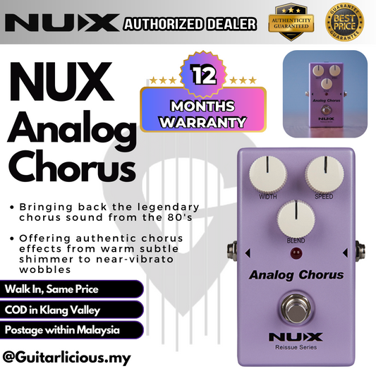 NUX Reissue Series Analog Chorus Pedal