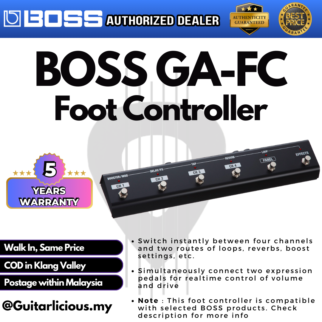BOSS GA-FC GA Foot Controller (GA FC) – GUITARLICIOUS