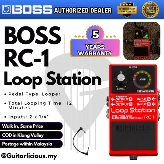 BOSS Loop Station ( RC-1 / RC1 / RC 1 ) Guitar Pedal Effect