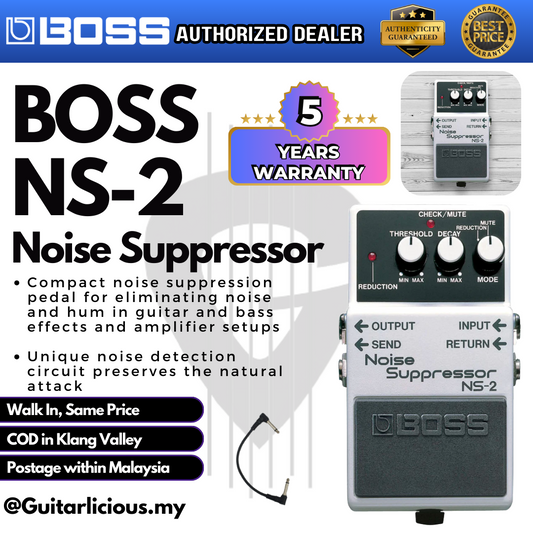 BOSS Noise Suppressor (NS-2 / NS2 / NS 2) Guitar Pedal Effect