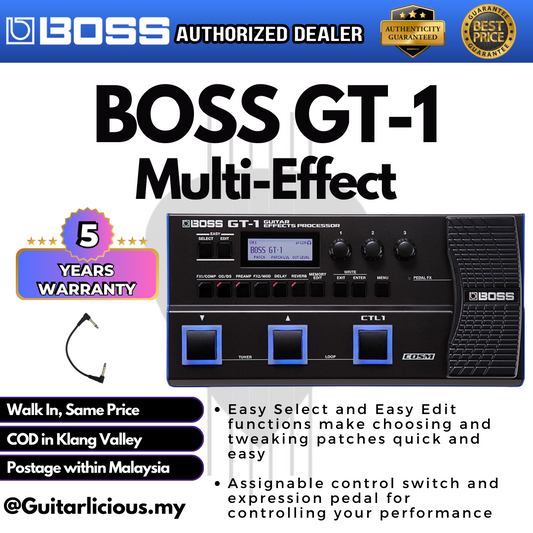 BOSS GT-1 Multi-Effects Guitar Pedal (GT-1 / GT1 / GT 1)