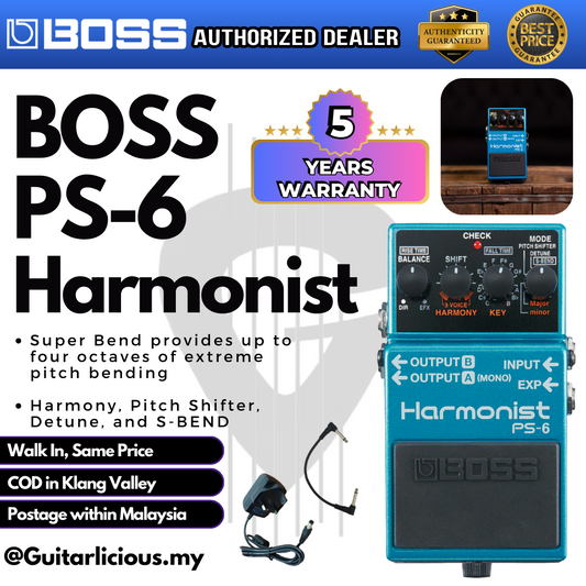 BOSS Harmonist ( PS-6 / PS 6 / PS6 ) Guitar Effects Pedal