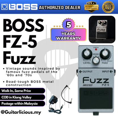 BOSS Fuzz ( FZ-5 / FZ5 / FZ 5 ) Guitar Pedal Effect