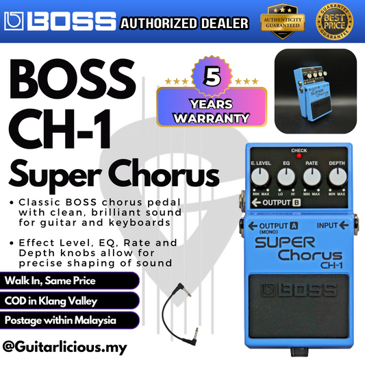 BOSS Super Chorus (CH-1) Guitar Pedal Effec (CH1 / CH1)