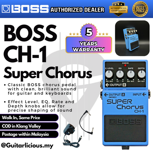 BOSS Super Chorus (CH-1) Guitar Pedal Effec (CH1 / CH1)