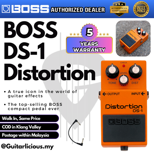 BOSS Distortion (DS-1 / DS1 / DS 1) Guitar Effects Pedal