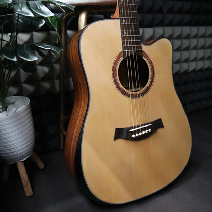 GAMMA (GM-570) 41inch Dreadnought Acoustic Guitar with Cutaway & Armrest ( GM570 / GM 570 / GM-570-41 )