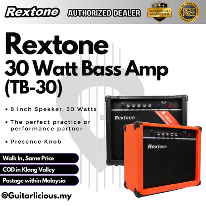 Rextone 30watt Bass Amplifier ( TB30 / TB-30 )