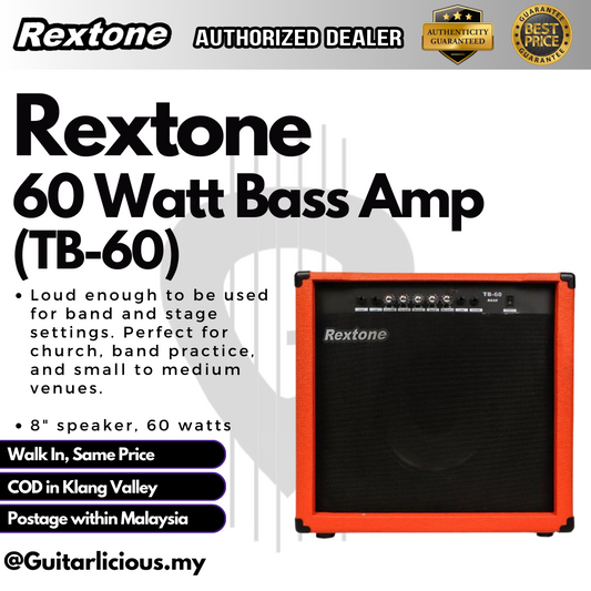 Rextone 60 watt Bass Amplifier ( TB60 / TB-60 )