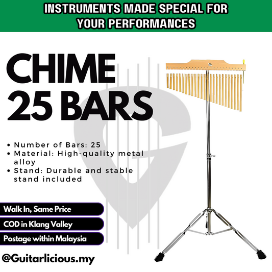 25 Bar Chime with 25-Bars with Stand (CYD-25A)