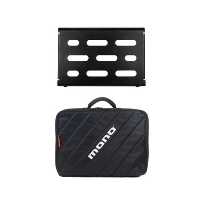 MONO Pedalboard Small, Black and Club Accessory Case 2.0, Black - SMALL / S