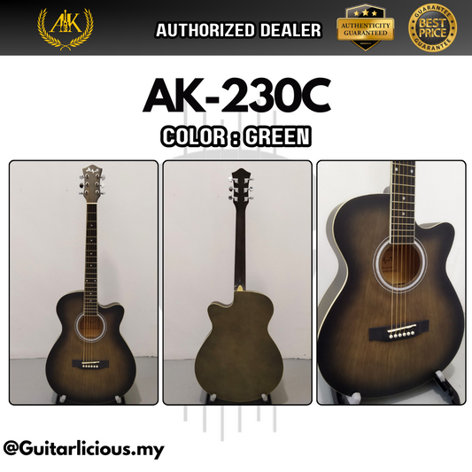 A&K Music Guitar 40 inch Acoustic Guitar ( AK230-C / AK230 / A&K-230 )