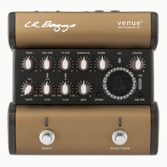 LR Baggs Venue DI Acoustic Guitar Preamp DI Box ( All in One , Direct Box / Preamp for Acoustic Guitar )