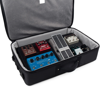 MONO Pedalboard Medium, Black and Club Accessory Case 2.0, Black - MEDIUM / M