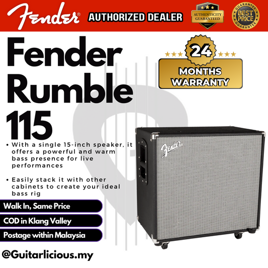 Fender Rumble 115 Bass Extension Cabinet V3 ( Rumble-115 / Rumble115 )