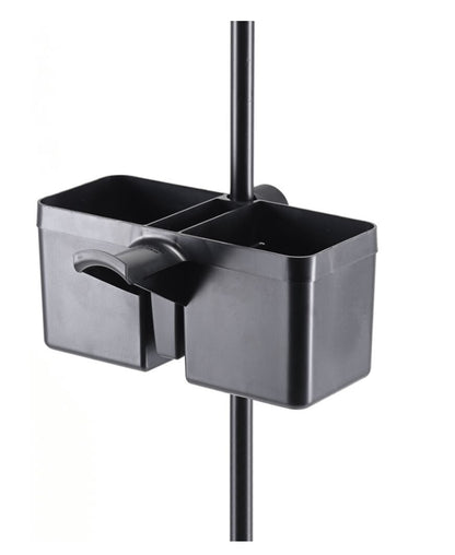 AWEDA Multipurpose Tray with Swivel Cap and Headphone Hanger for Pole ( MP-TRAY / Music Stand, Microphone Stand )