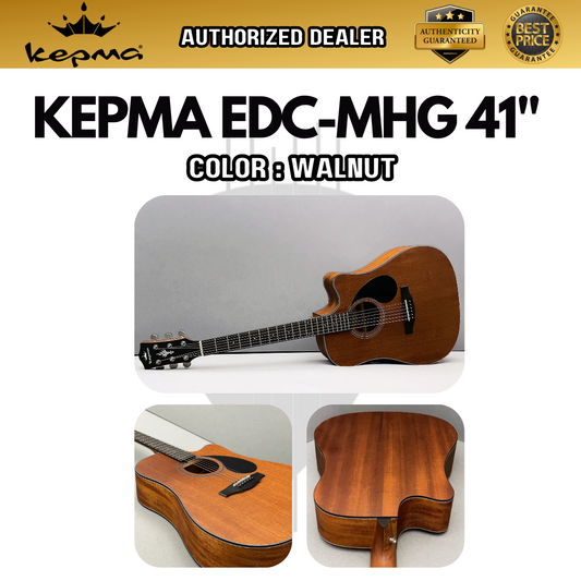 Kepma EDC 41 inch Dreadnought Acoustic Guitar ( Full Body Mahogany ) ( EDC41 / EDC-41 )