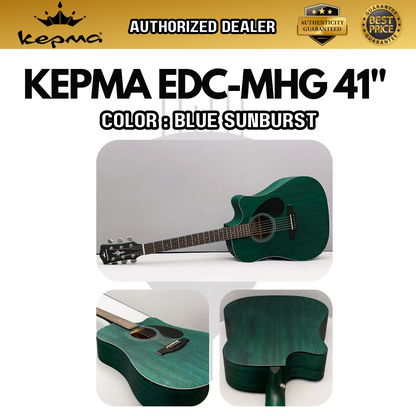 Kepma EDC 41 inch Dreadnought Acoustic Guitar ( Full Body Mahogany ) ( EDC41 / EDC-41 )