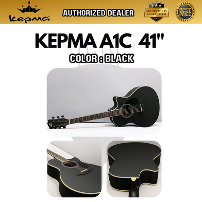 KEPMA A1C 41 inch Grand Auditorium Acoustic Guitar ( A1C 41 / A1C-41)