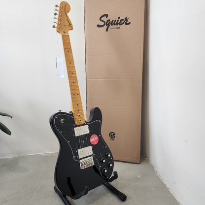 FENDER Squier Classic Vibe 70s Telecaster Deluxe Electric Guitar, Maple FB, Black