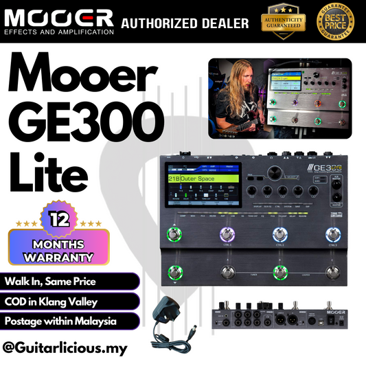 Mooer GE300 Lite Multi Effects Processor Pedal Effects ( GE 300 / GE-300 )