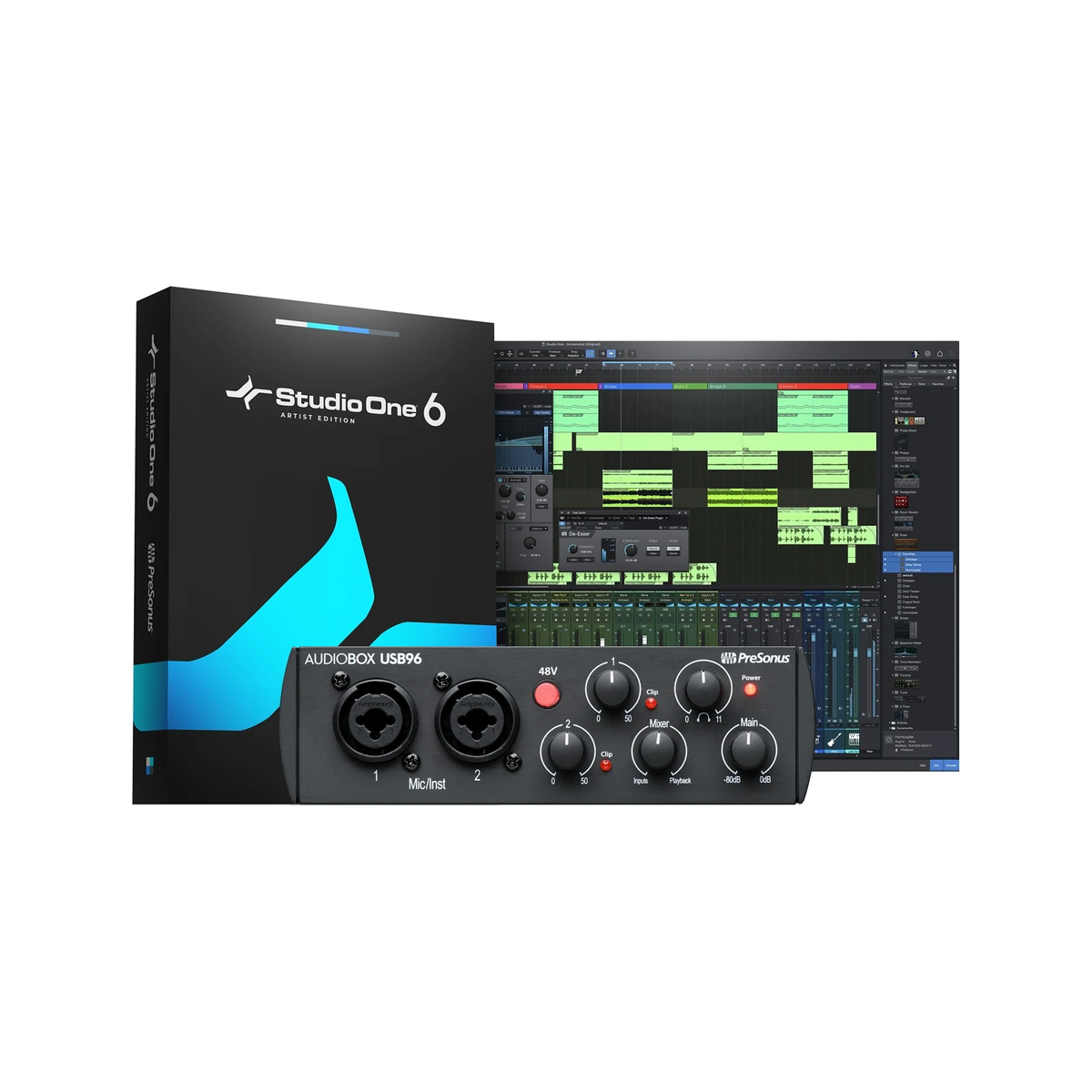 Dignity Audiobox Presonus AudioBox 25th Anniversary Edition USB 96 USB Audio Interface ...