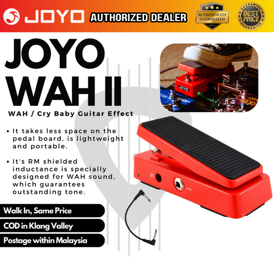 JOYO WAH 2 Guitar Pedal Effect ( WAH-2 / WAH-II )