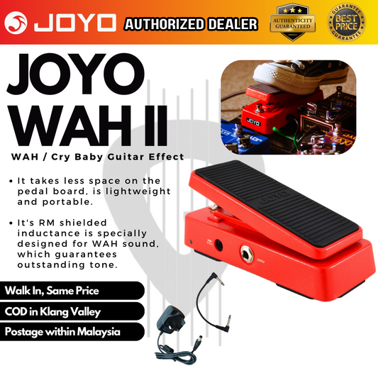 JOYO WAH 2 Guitar Pedal Effect ( WAH-2 / WAH-II )