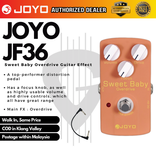 JOYO Sweet Baby Overdrive (JF-36 / JF36 / JF 36) Guitar Effects Pedal