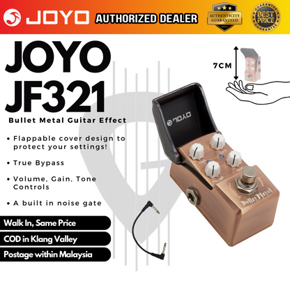 JOYO Bullet Metal (JF-321 / JF 321 / JF321) Guitar Effects Pedal