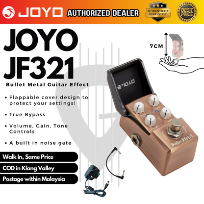 JOYO Bullet Metal (JF-321 / JF 321 / JF321) Guitar Effects Pedal