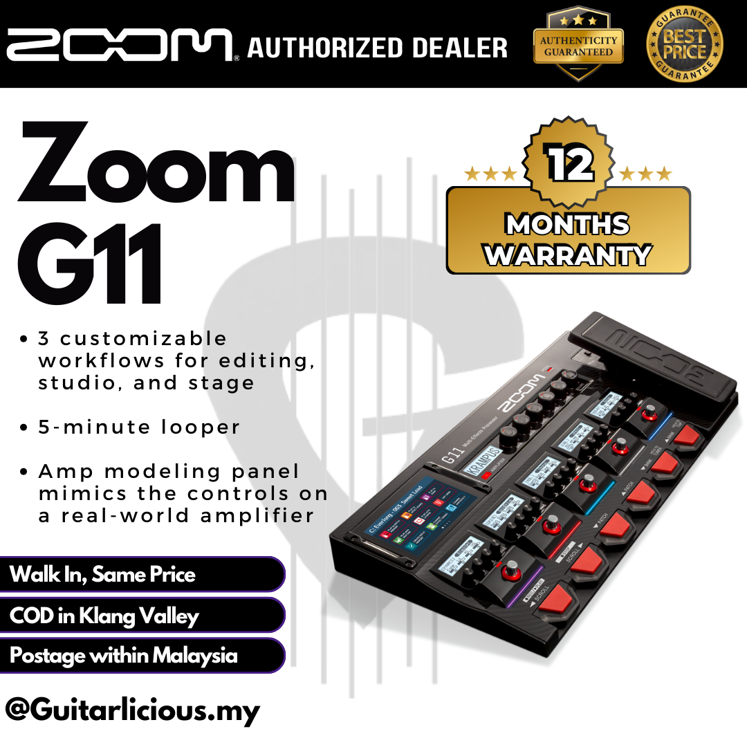 Zoom G11 Multi-Effects Processor with Expression Pedal ( G-11