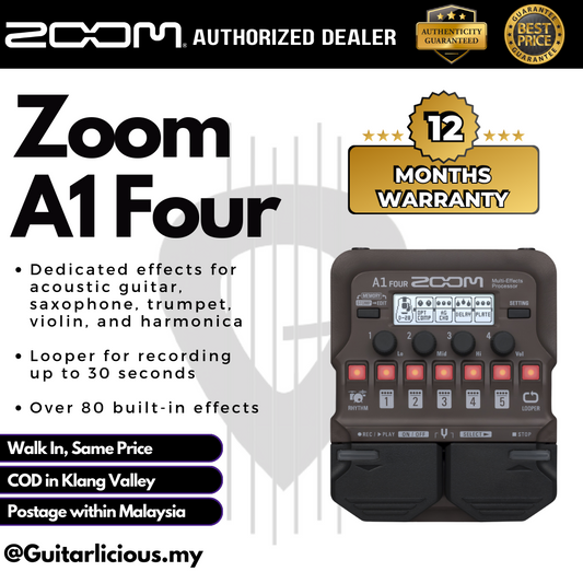 Zoom A1 Four Acoustic Instrument Multi-Effect Processor ( A14 / A-1 )