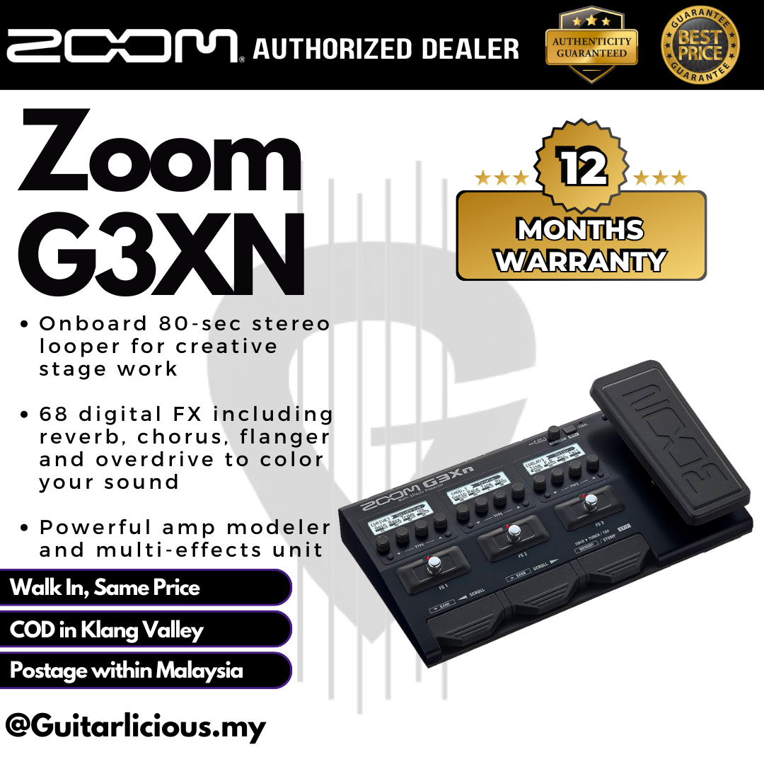 Zoom G3Xn Multi-Effects Processor With Built-In Expression Pedal JG Superstore I262029771 Zoom G3Xn Multi-Effects Processor With Built-In Expression Pedal JG Superstore I262029771