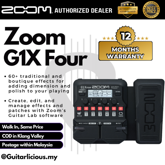 ZOOM G1X Four Multi-Effects Guitar Pedal ( G1x4 / G1-X )