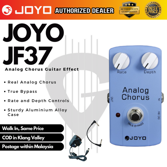 JOYO Analog Chorus (JF-37 / JF37 / JF 37) Guitar Effects Pedal