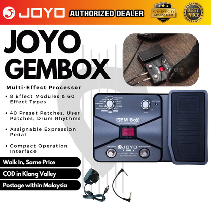 joyo multi effects pedal JOYO Gem Box Multi-Effects Guitar Pedal (Gembox / Gembox 1) – GUITARLICIOUS